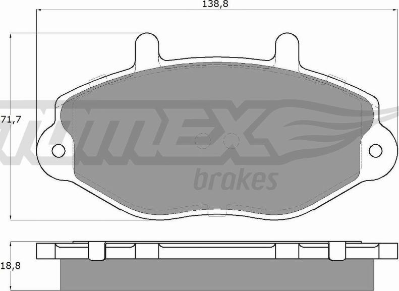 TOMEX brakes TX 11-92 - Kit de plaquettes de frein, frein à disque cwaw.fr