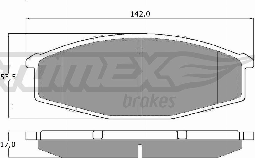 TOMEX brakes TX 11-56 - Kit de plaquettes de frein, frein à disque cwaw.fr