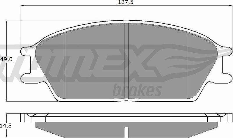 TOMEX brakes TX 11-06 - Kit de plaquettes de frein, frein à disque cwaw.fr