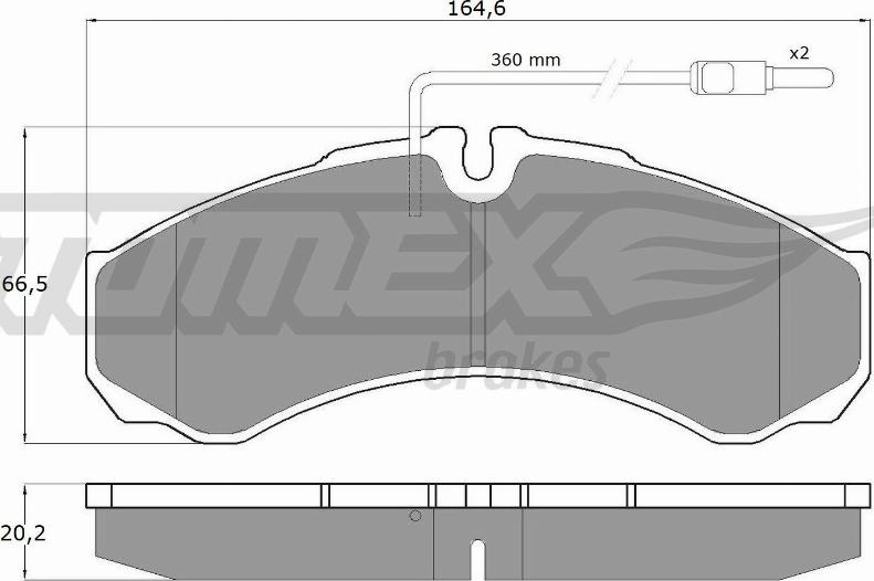 TOMEX brakes TX 11-111 - Kit de plaquettes de frein, frein à disque cwaw.fr