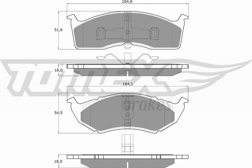 TOMEX brakes TX 11-81 - Kit de plaquettes de frein, frein à disque cwaw.fr