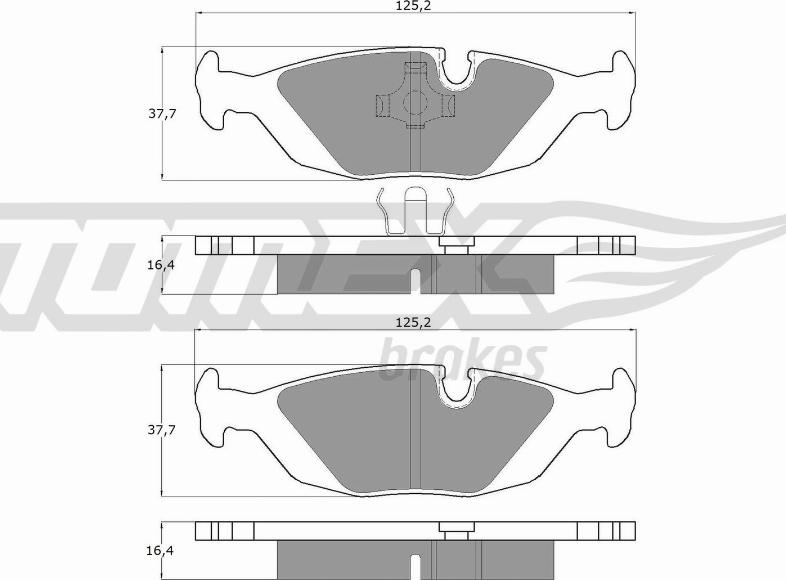 TOMEX brakes TX 11-30 - Kit de plaquettes de frein, frein à disque cwaw.fr