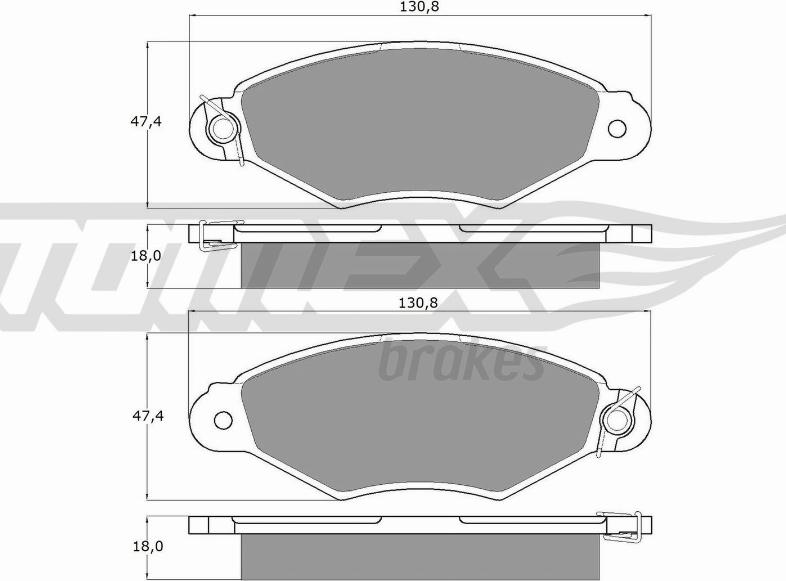 TOMEX brakes TX 11-75 - Kit de plaquettes de frein, frein à disque cwaw.fr