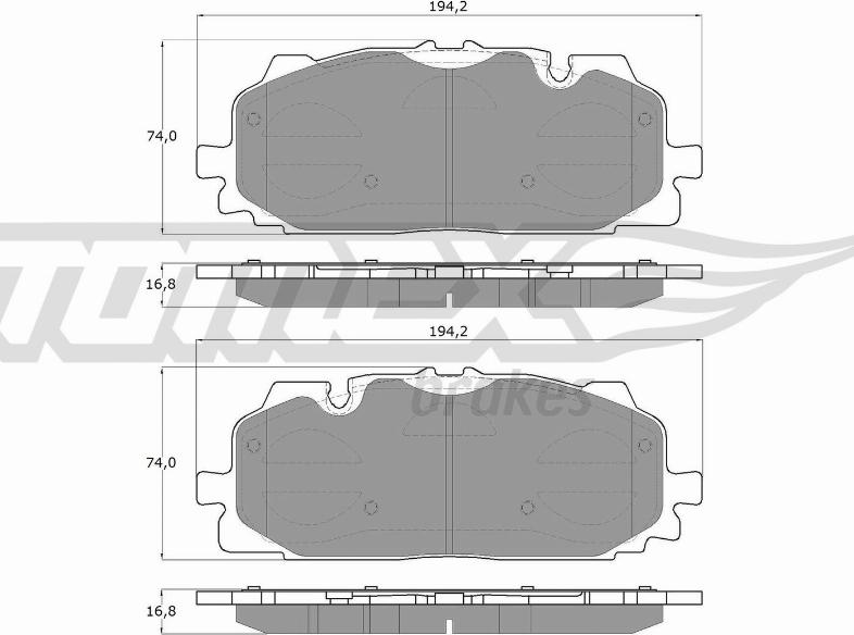 TOMEX brakes TX 18-60 - Kit de plaquettes de frein, frein à disque cwaw.fr