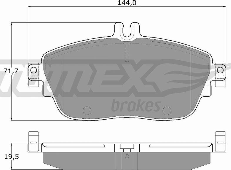 TOMEX brakes TX 18-06 - Kit de plaquettes de frein, frein à disque cwaw.fr