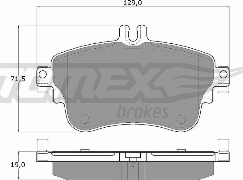 TOMEX brakes TX 18-07 - Kit de plaquettes de frein, frein à disque cwaw.fr