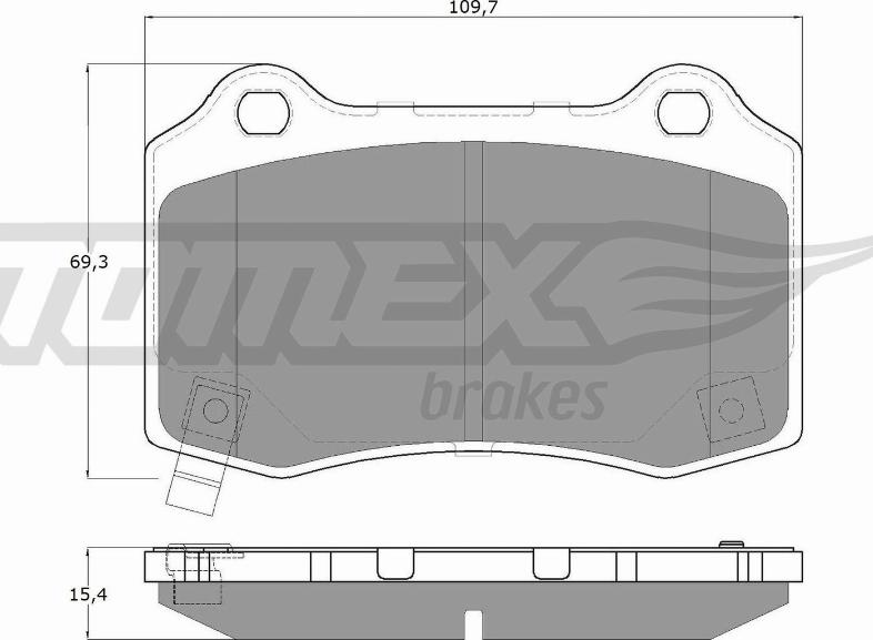 TOMEX brakes TX 18-81 - Kit de plaquettes de frein, frein à disque cwaw.fr