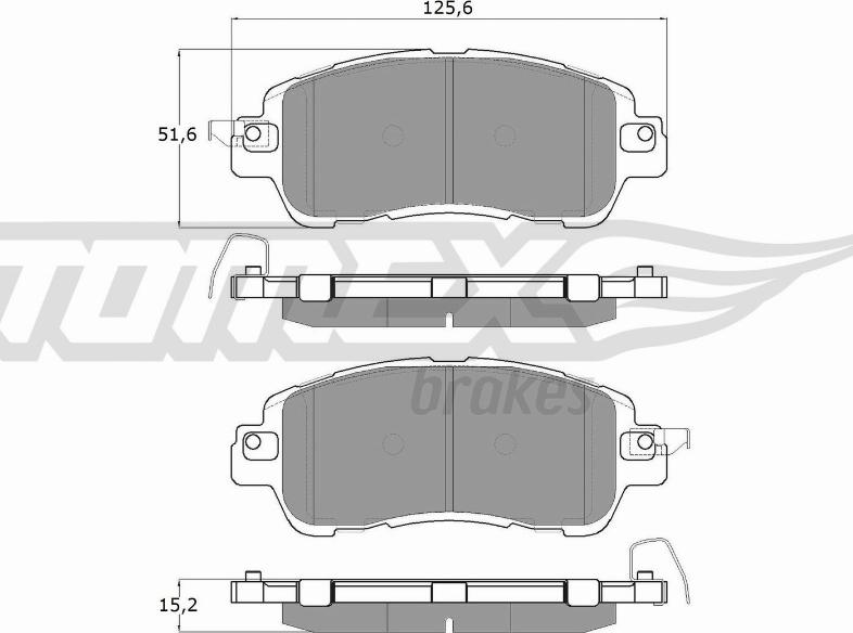 TOMEX brakes TX 18-26 - Kit de plaquettes de frein, frein à disque cwaw.fr