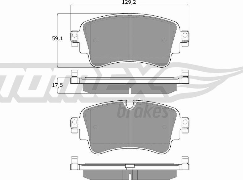 TOMEX brakes TX 18-23 - Kit de plaquettes de frein, frein à disque cwaw.fr