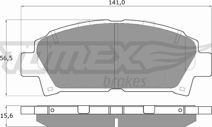 TOMEX brakes TX 13-63 - Kit de plaquettes de frein, frein à disque cwaw.fr