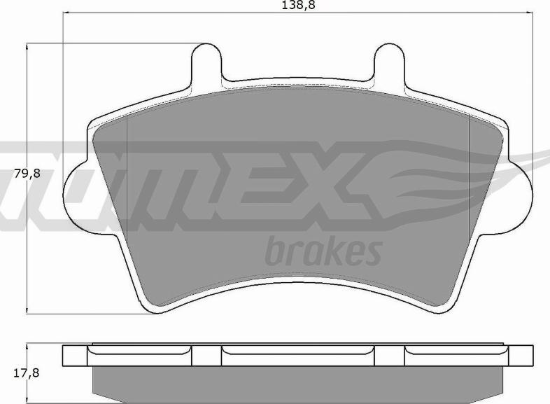 TOMEX brakes TX 13-02 - Kit de plaquettes de frein, frein à disque cwaw.fr