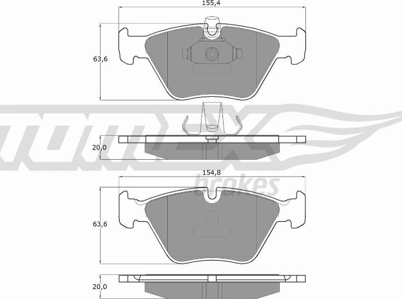 TOMEX brakes TX 13-18 - Kit de plaquettes de frein, frein à disque cwaw.fr