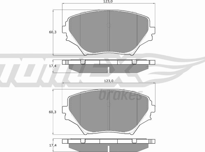 TOMEX brakes TX 13-85 - Kit de plaquettes de frein, frein à disque cwaw.fr