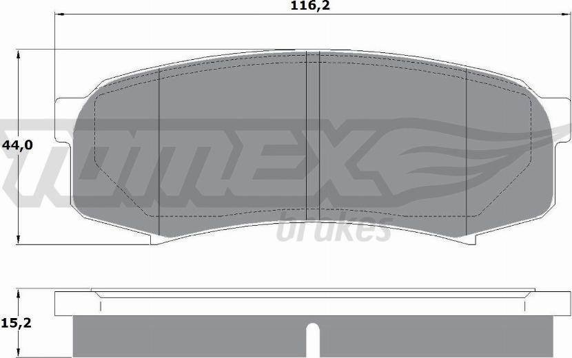 TOMEX brakes TX 13-83 - Kit de plaquettes de frein, frein à disque cwaw.fr