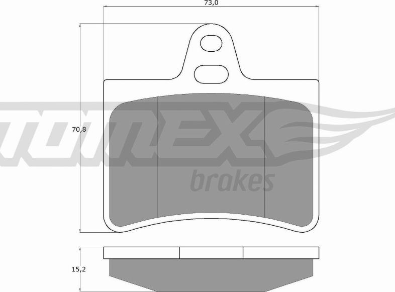 TOMEX brakes TX 13-33 - Kit de plaquettes de frein, frein à disque cwaw.fr