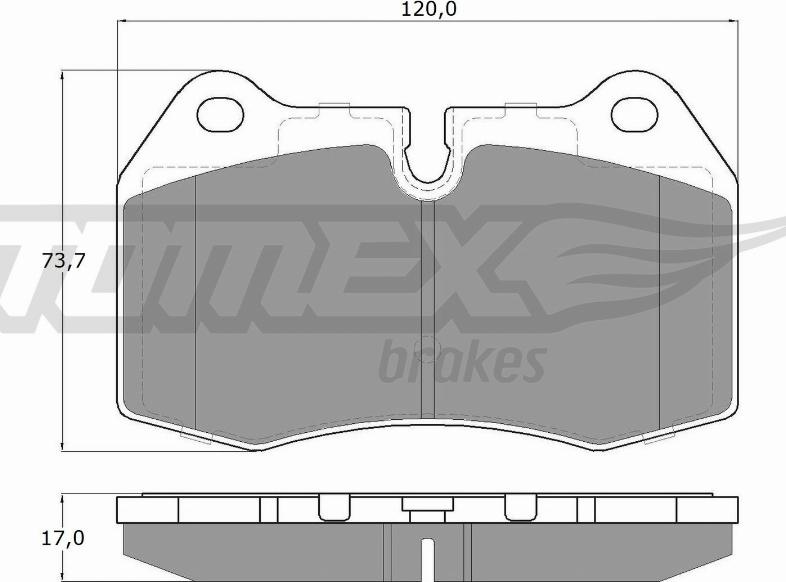 TOMEX brakes TX 13-24 - Kit de plaquettes de frein, frein à disque cwaw.fr