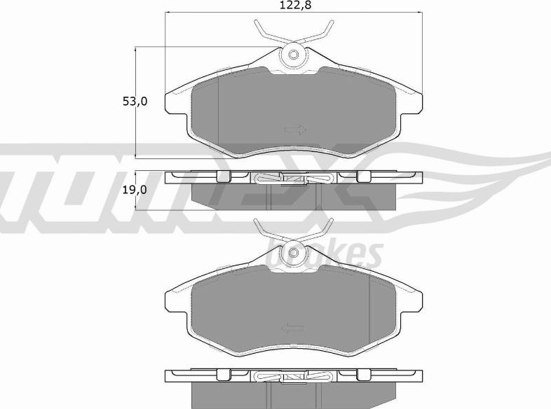 TOMEX brakes TX 13-28 - Kit de plaquettes de frein, frein à disque cwaw.fr