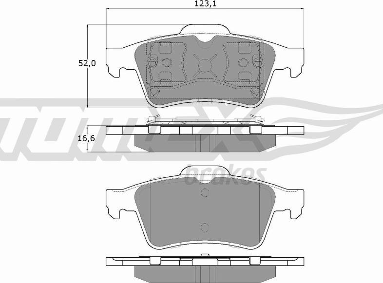 TOMEX brakes TX 12-95 - Kit de plaquettes de frein, frein à disque cwaw.fr