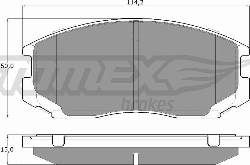 TOMEX brakes TX 12-91 - Kit de plaquettes de frein, frein à disque cwaw.fr