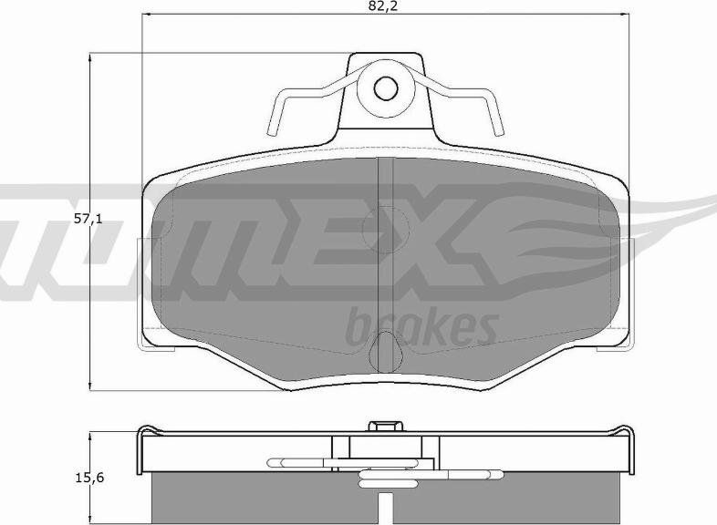 TOMEX brakes TX 12-93 - Kit de plaquettes de frein, frein à disque cwaw.fr