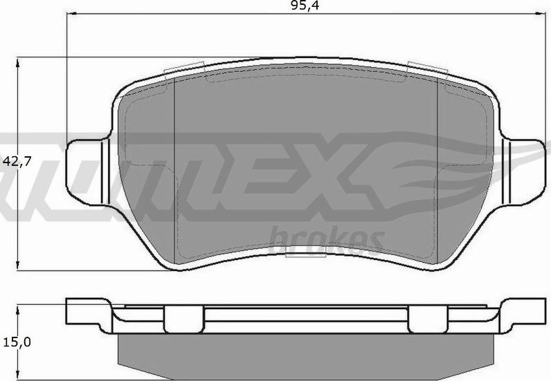 TOMEX brakes TX 12-971 - Kit de plaquettes de frein, frein à disque cwaw.fr