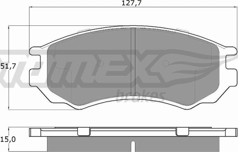 TOMEX brakes TX 12-02 - Kit de plaquettes de frein, frein à disque cwaw.fr