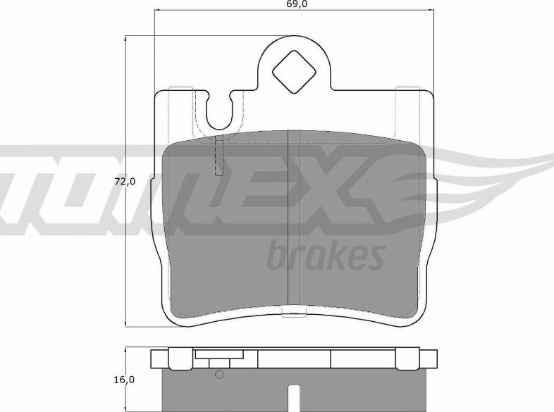 TOMEX brakes TX 12-87 - Kit de plaquettes de frein, frein à disque cwaw.fr