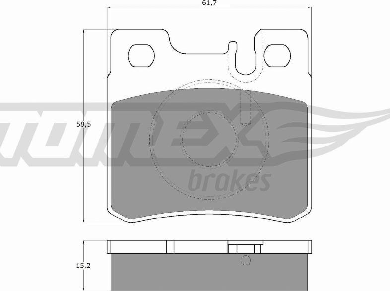 TOMEX brakes TX 12-33 - Kit de plaquettes de frein, frein à disque cwaw.fr