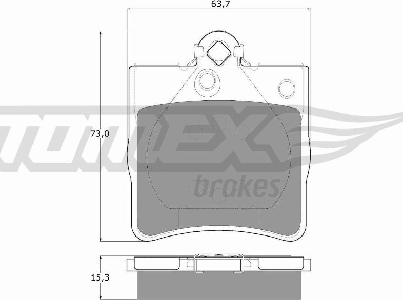 TOMEX brakes TX 12-29 - Kit de plaquettes de frein, frein à disque cwaw.fr