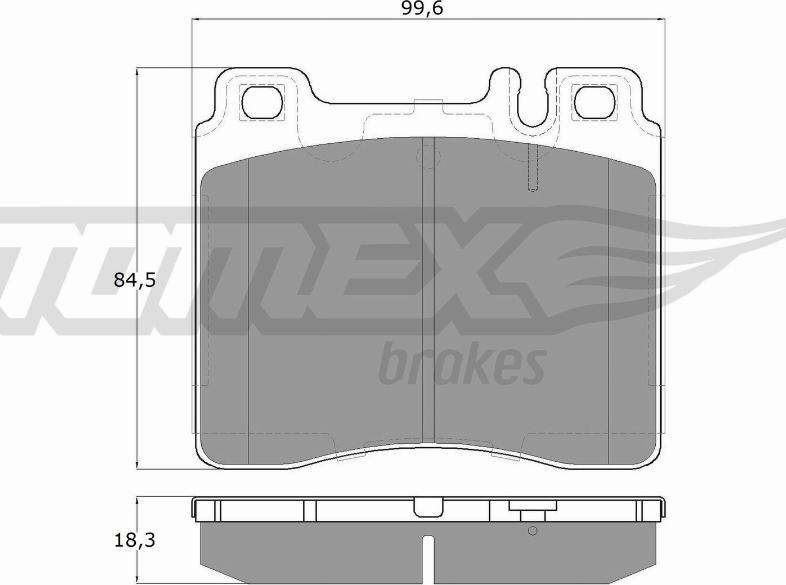 TOMEX brakes TX 12-74 - Kit de plaquettes de frein, frein à disque cwaw.fr