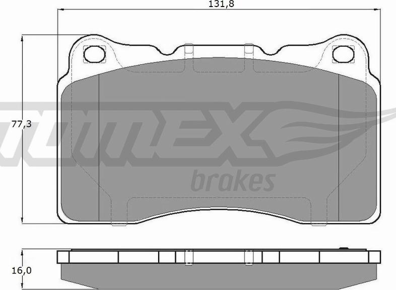 TOMEX brakes TX 17-961 - Kit de plaquettes de frein, frein à disque cwaw.fr