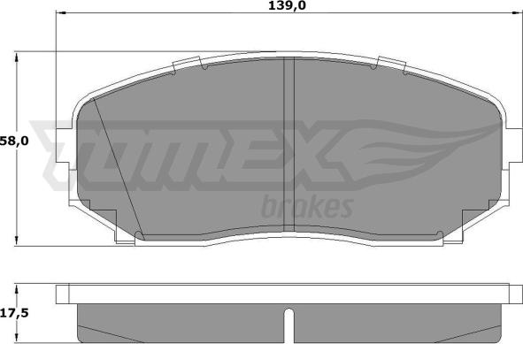 TOMEX brakes TX 17-42 - Kit de plaquettes de frein, frein à disque cwaw.fr