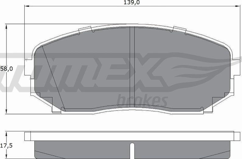 TOMEX brakes TX 17-42 - Kit de plaquettes de frein, frein à disque cwaw.fr