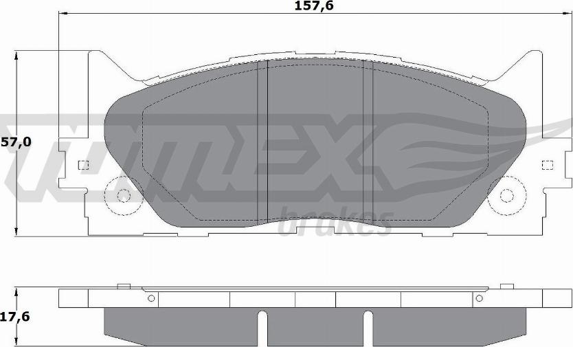 TOMEX brakes TX 17-59 - Kit de plaquettes de frein, frein à disque cwaw.fr