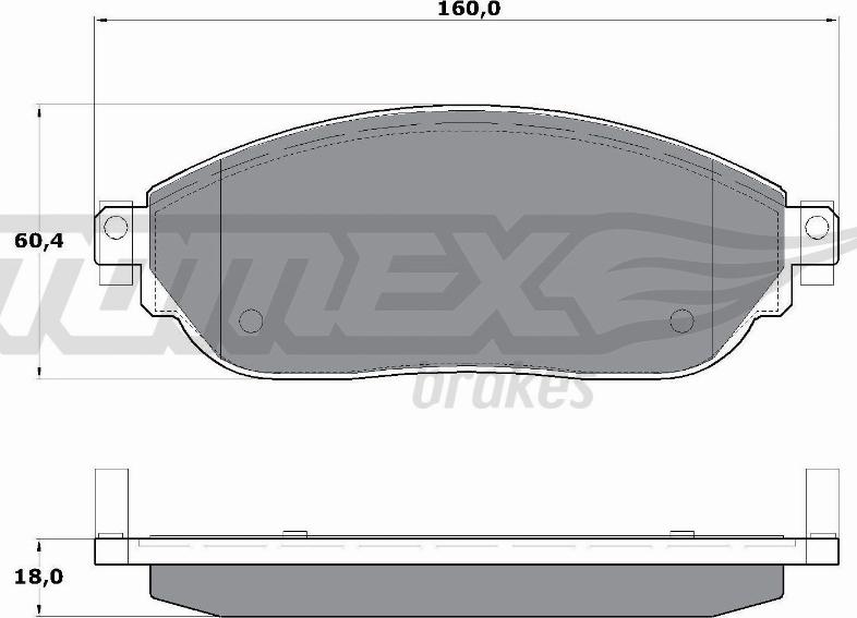 TOMEX brakes TX 17-04 - Kit de plaquettes de frein, frein à disque cwaw.fr