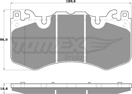 TOMEX brakes TX 17-07 - Kit de plaquettes de frein, frein à disque cwaw.fr