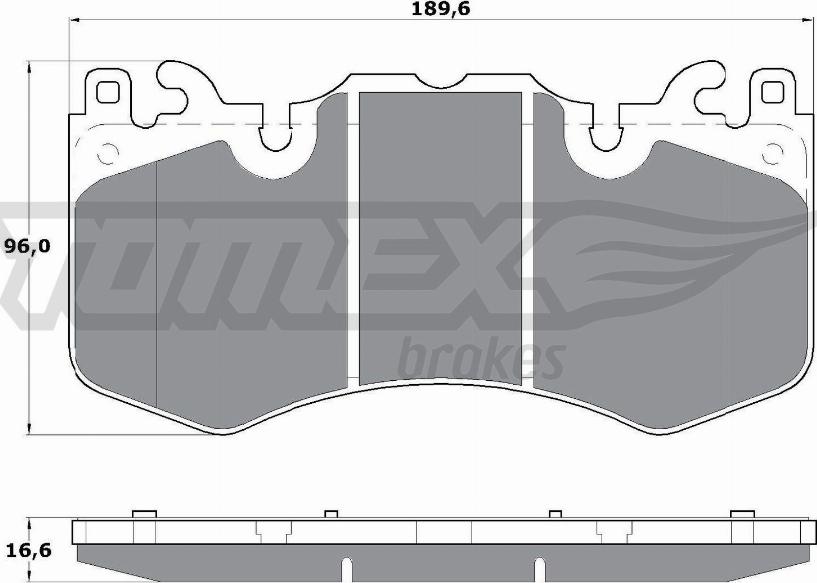 TOMEX brakes TX 17-07 - Kit de plaquettes de frein, frein à disque cwaw.fr