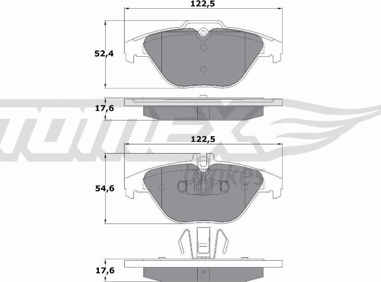 TOMEX brakes TX 17-39 - Kit de plaquettes de frein, frein à disque cwaw.fr