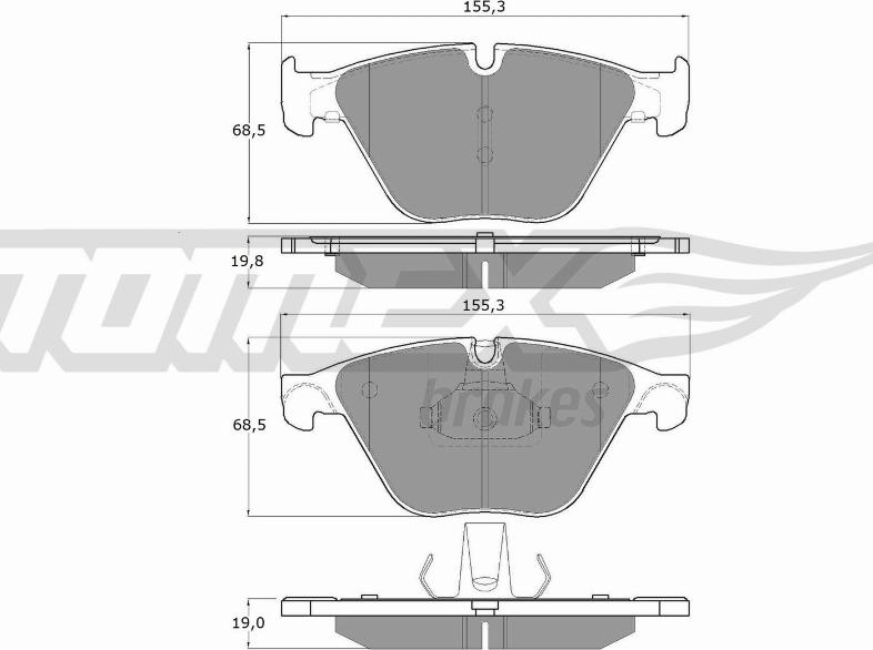 TOMEX brakes TX 17-35 - Kit de plaquettes de frein, frein à disque cwaw.fr