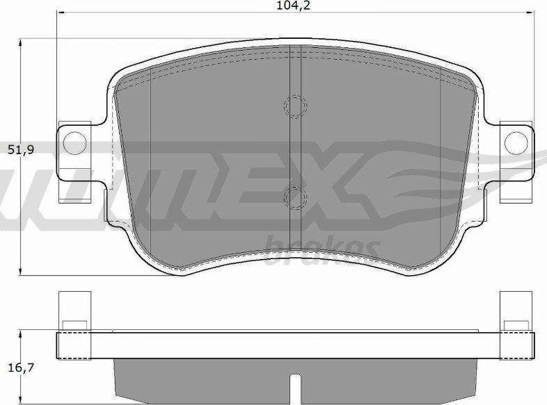 TOMEX brakes TX 17-32 - Kit de plaquettes de frein, frein à disque cwaw.fr