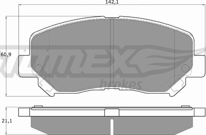 TOMEX brakes TX 17-251 - Kit de plaquettes de frein, frein à disque cwaw.fr