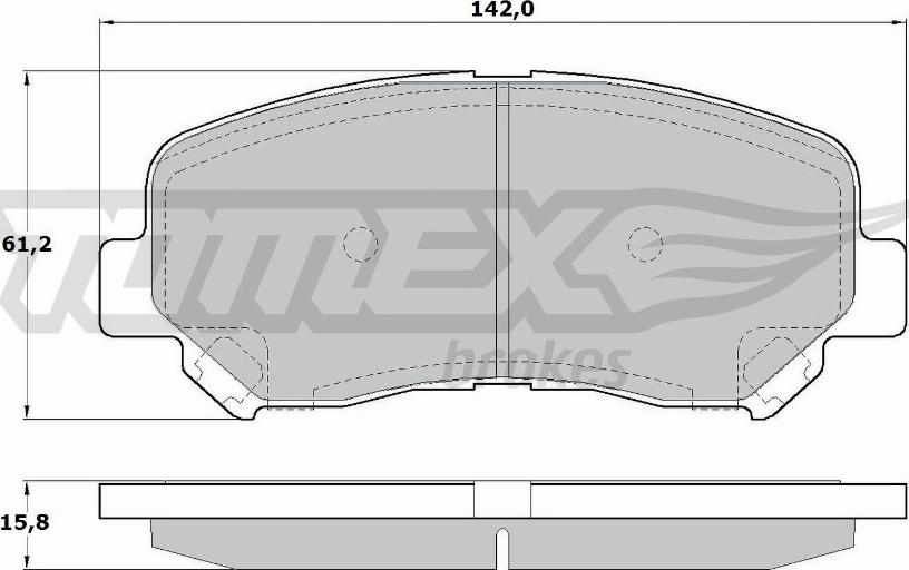 TOMEX brakes TX 17-25 - Kit de plaquettes de frein, frein à disque cwaw.fr