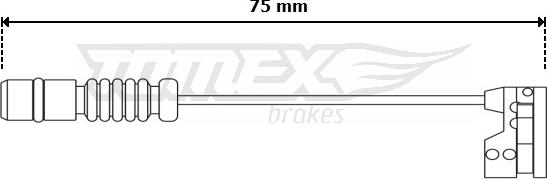 TOMEX brakes TX 30-92 - Contact d'avertissement, usure des plaquettes de frein cwaw.fr