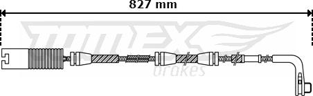 TOMEX brakes TX 30-50 - Contact d'avertissement, usure des plaquettes de frein cwaw.fr