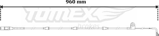 TOMEX brakes TX 30-61 - Contact d'avertissement, usure des plaquettes de frein cwaw.fr