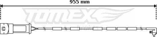 TOMEX brakes TX 31-05 - Contact d'avertissement, usure des plaquettes de frein cwaw.fr