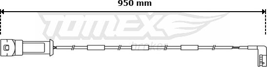 TOMEX brakes TX 31-06 - Contact d'avertissement, usure des plaquettes de frein cwaw.fr