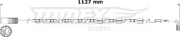 TOMEX brakes TX 31-01 - Contact d'avertissement, usure des plaquettes de frein cwaw.fr