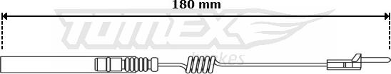 TOMEX brakes TX 31-14 - Contact d'avertissement, usure des plaquettes de frein cwaw.fr