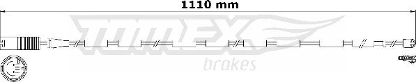 TOMEX brakes TX 31-16 - Contact d'avertissement, usure des plaquettes de frein cwaw.fr